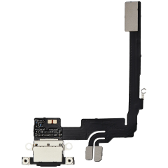 Charging Port Flex Cable For I Phone 16 Pro (Genuine Oem) (Black Titanium)