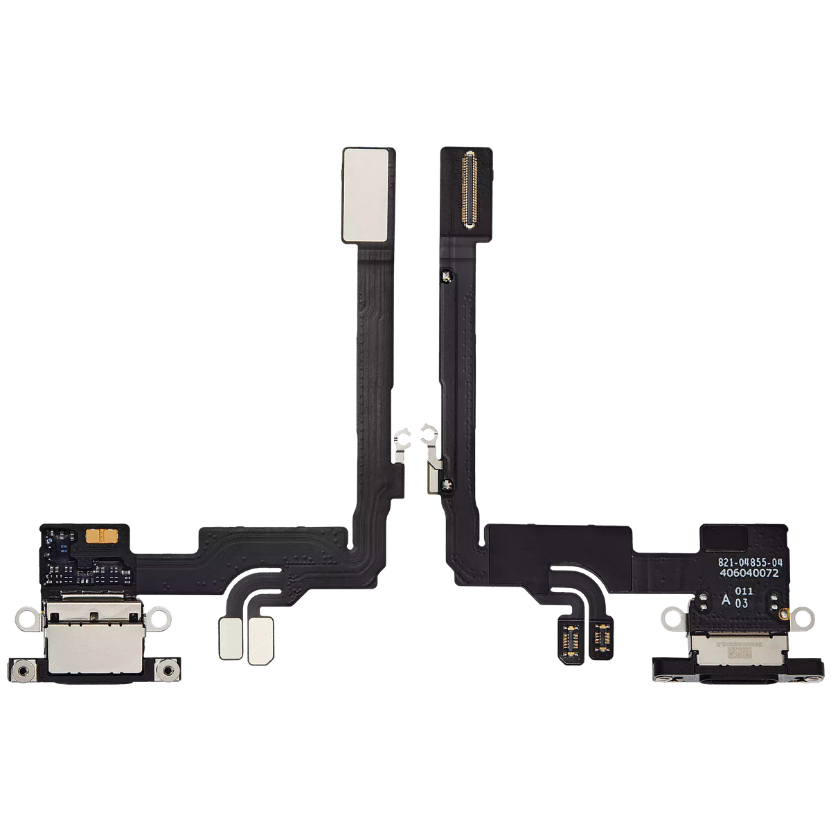 Charging Port Flex Cable For I Phone 16 Pro (Premium) (Black Titanium)