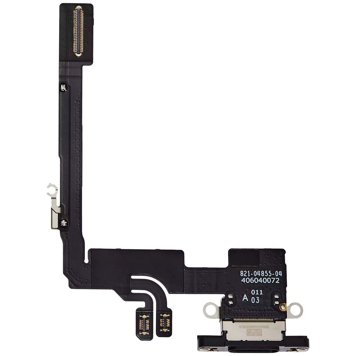 Charging Port Flex Cable For I Phone 16 Pro (Premium) (Black Titanium)