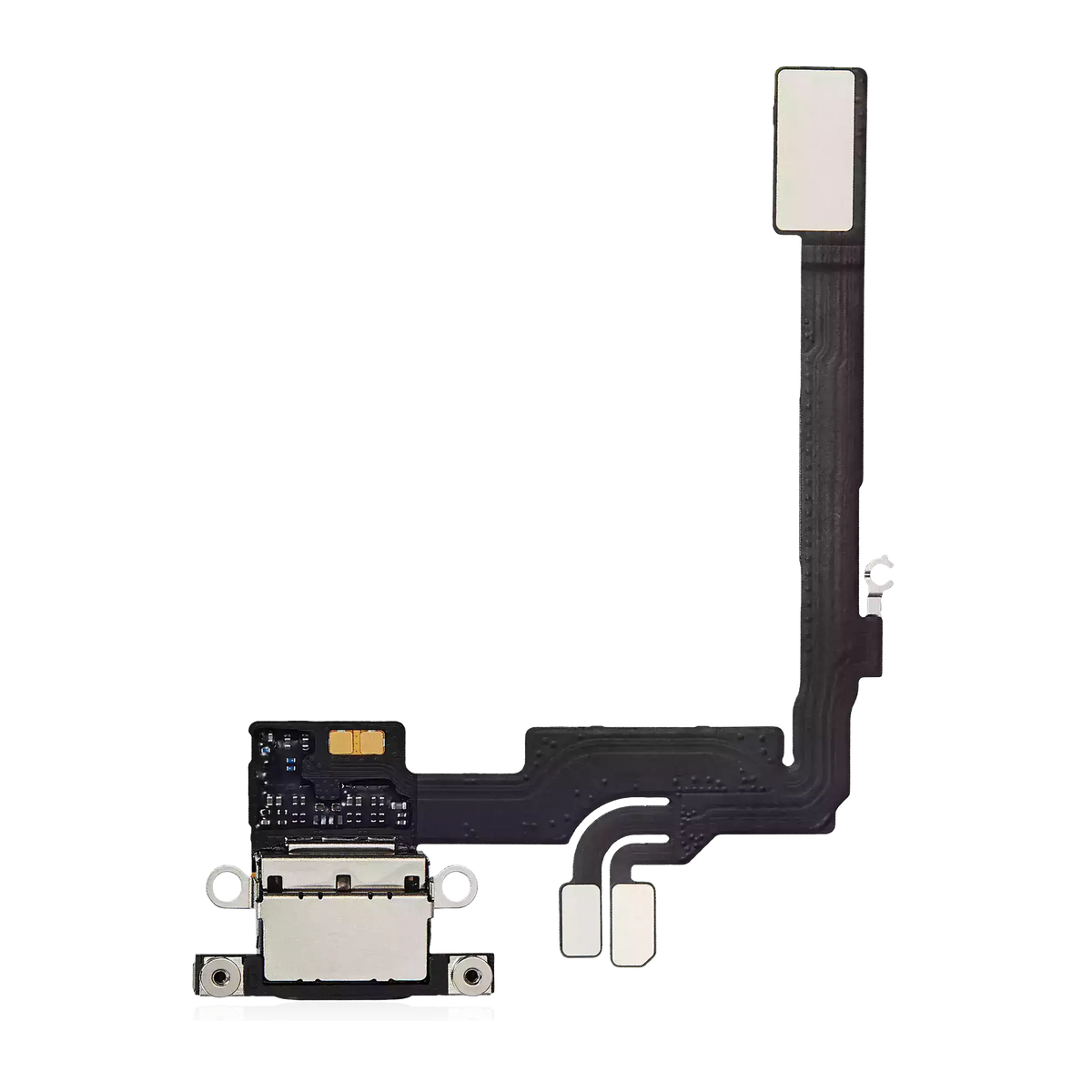 Charging Port Flex Cable For I Phone 16 Pro (Premium) (Black Titanium)