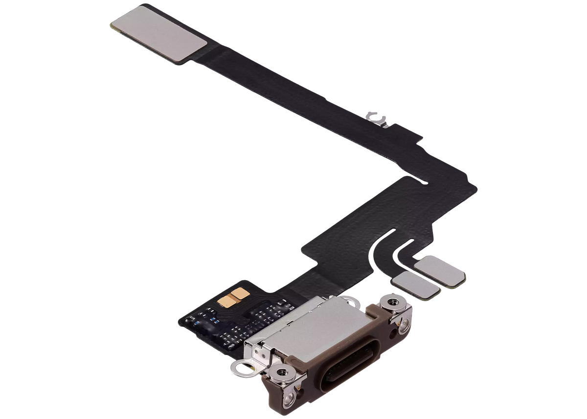 Charging Port Flex Cable For I Phone 16 Pro (Premium) (Desert Titanium)