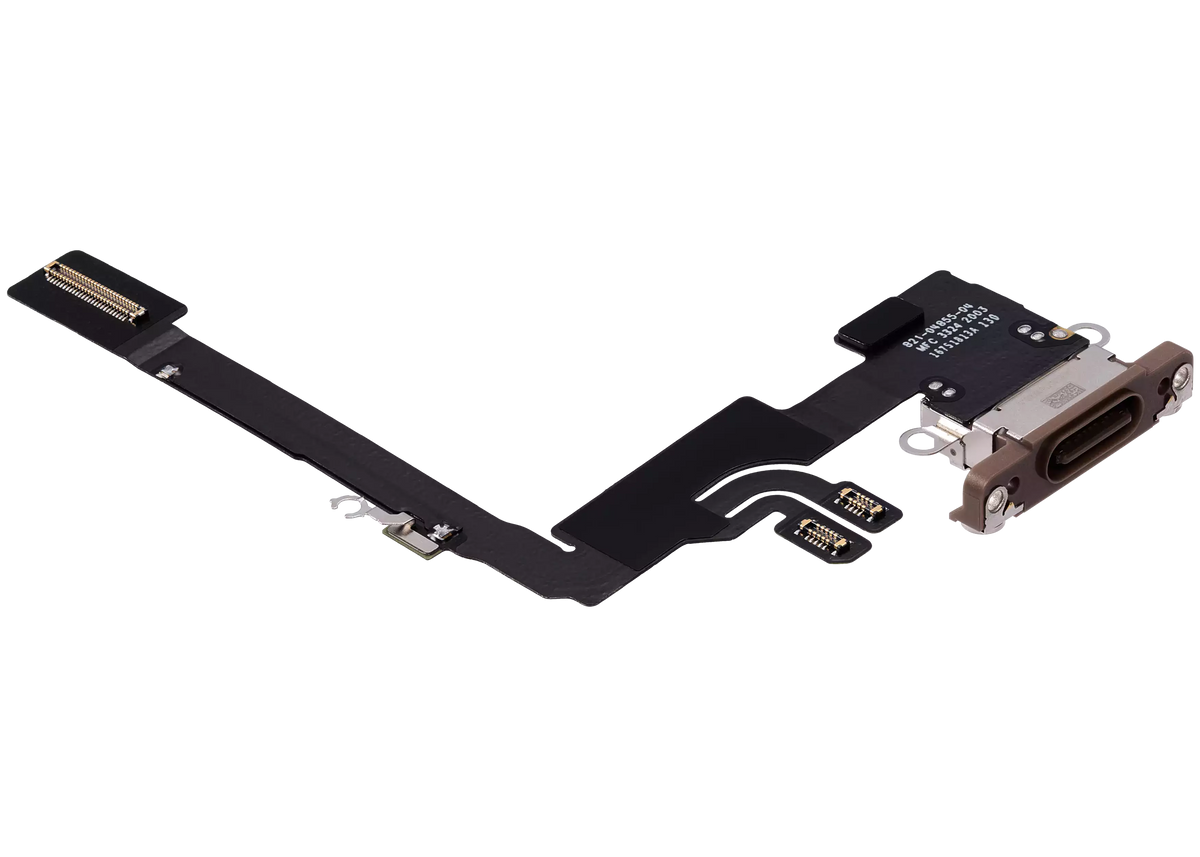 Charging Port Flex Cable For I Phone 16 Pro (Premium) (Desert Titanium)
