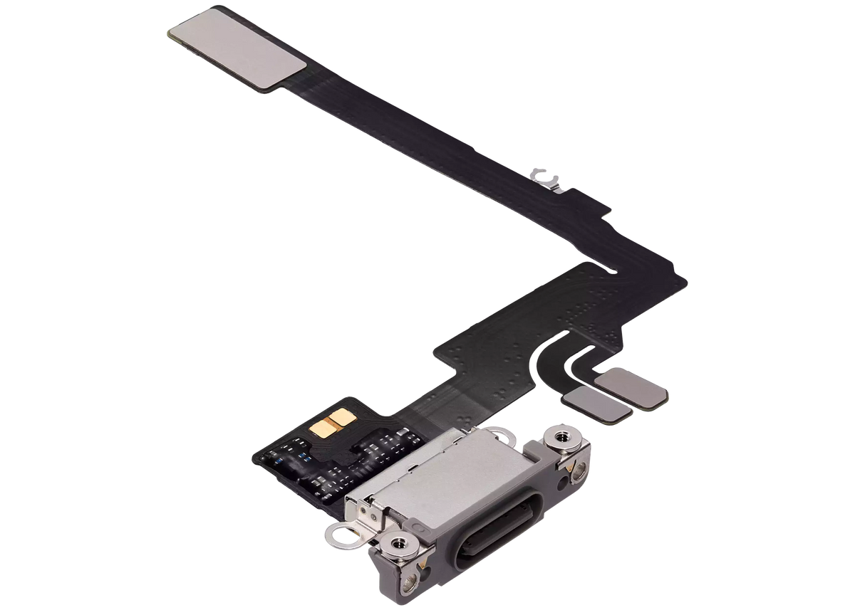 Charging Port Flex Cable For I Phone 16 Pro (Premium) (Natural Titanium)
