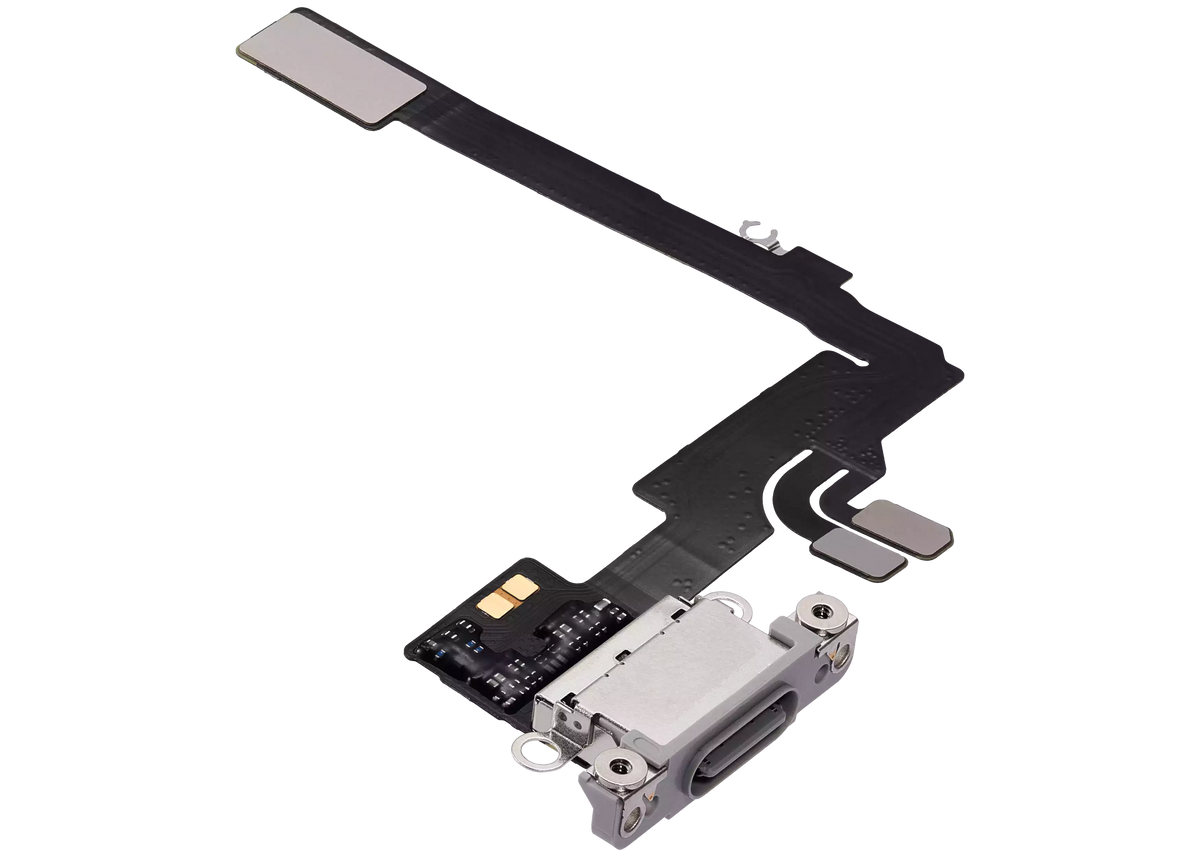 Charging Port Flex Cable For I Phone 16 Pro (Premium) (White Titanium)