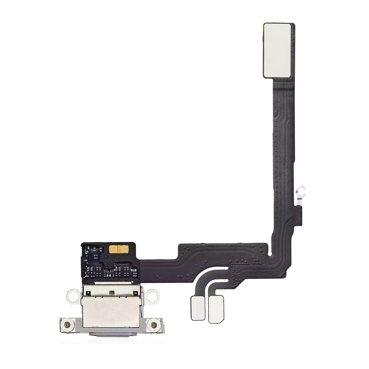 Charging Port Flex Cable For I Phone 16 Pro (Premium) (White Titanium)