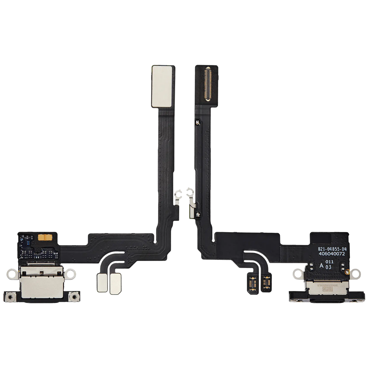 Charging Port Flex Cable For I Phone 16 Pro (Used Oem Pull) (Black Titanium)