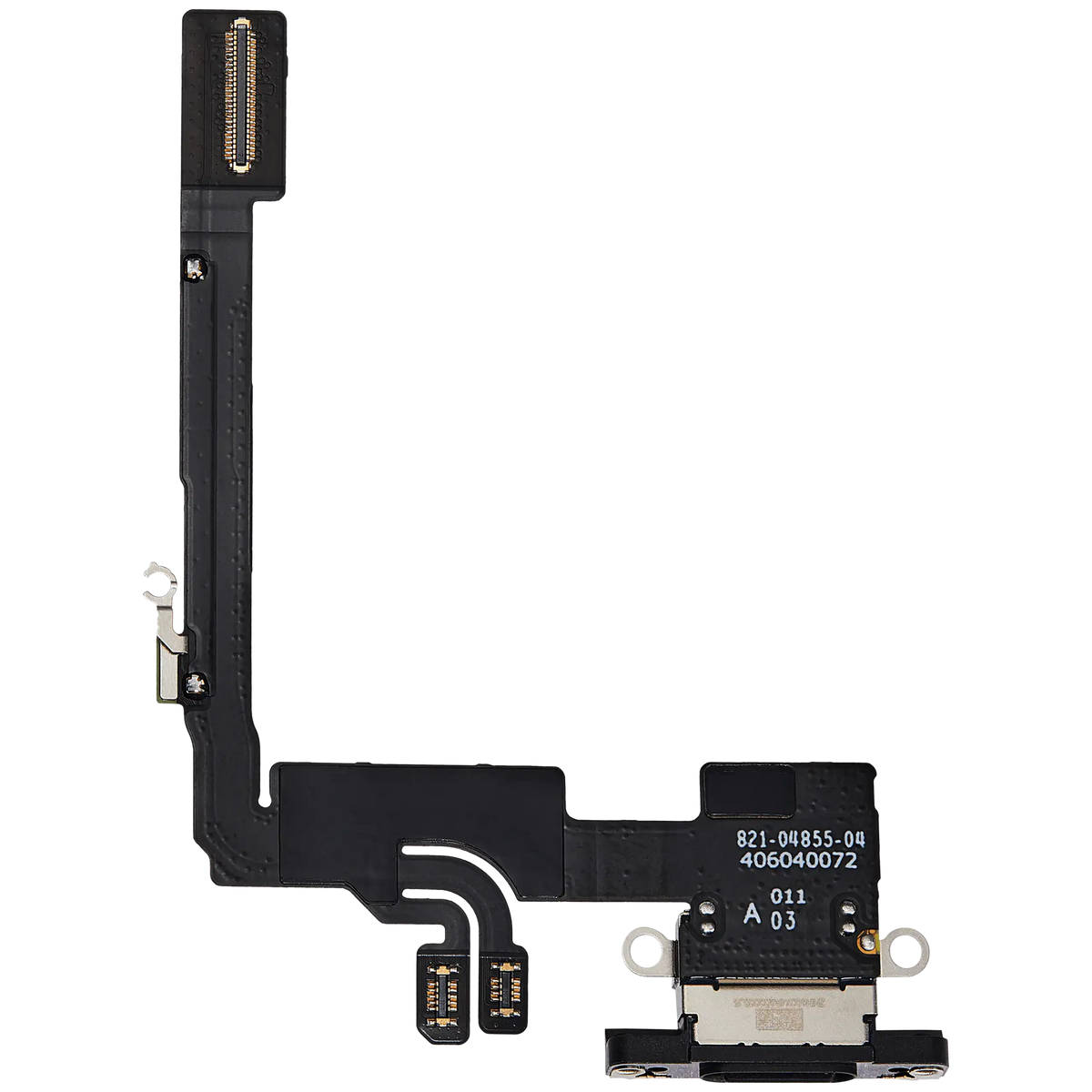 Charging Port Flex Cable For I Phone 16 Pro (Used Oem Pull) (Black Titanium)