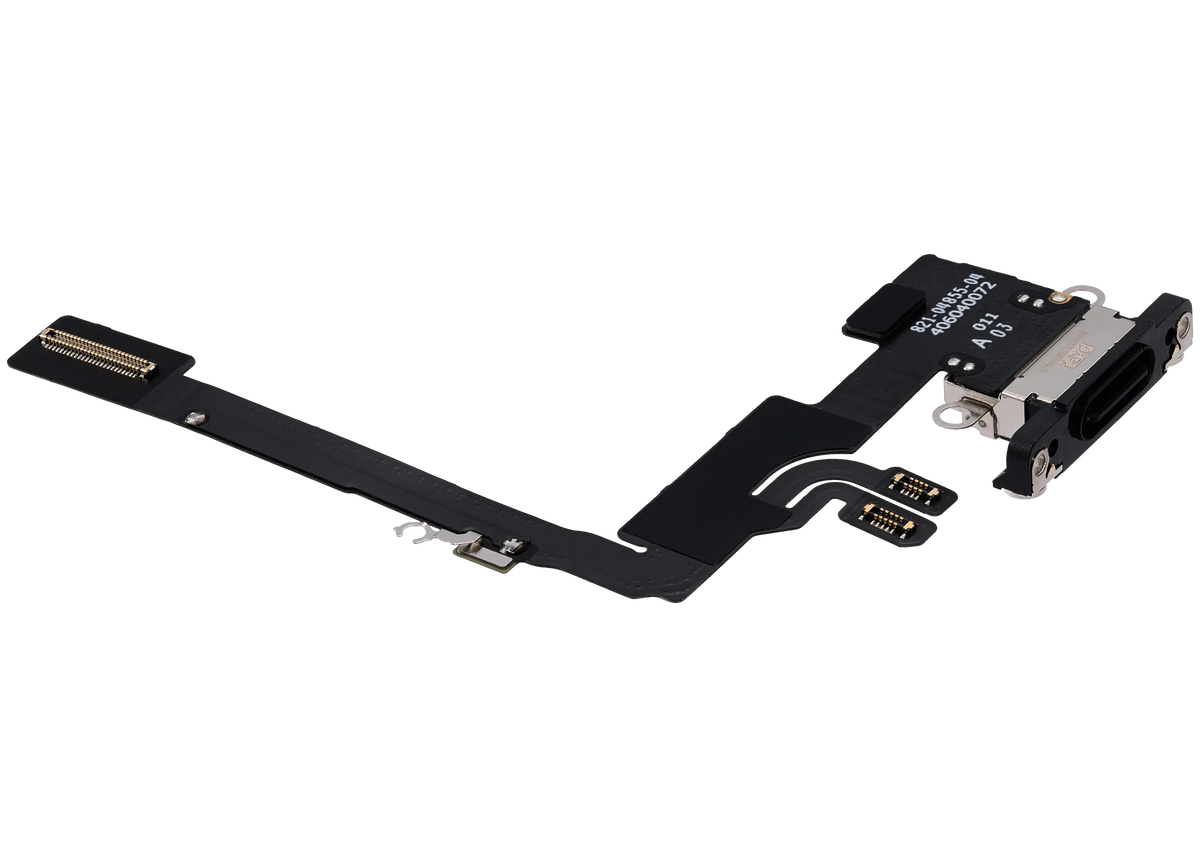 Charging Port Flex Cable For I Phone 16 Pro (Used Oem Pull) (Black Titanium)