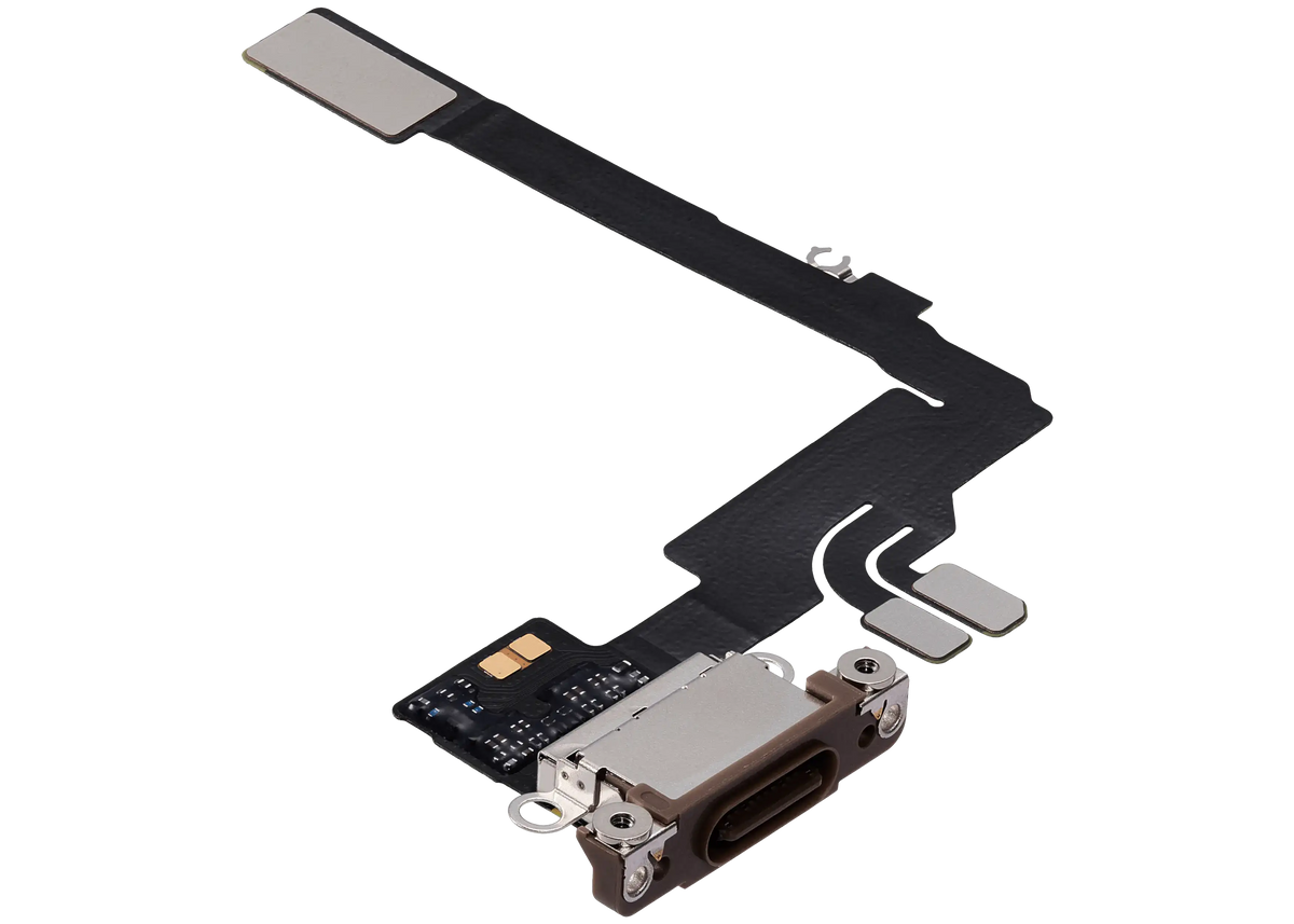 Charging Port Flex Cable For I Phone 16 Pro (Used Oem Pull) (Desert Titanium)
