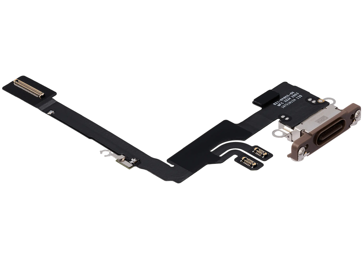 Charging Port Flex Cable For I Phone 16 Pro (Used Oem Pull) (Desert Titanium)