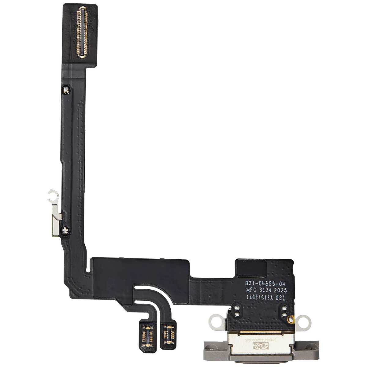 Charging Port Flex Cable For I Phone 16 Pro (Used Oem Pull) (Natural Titanium)