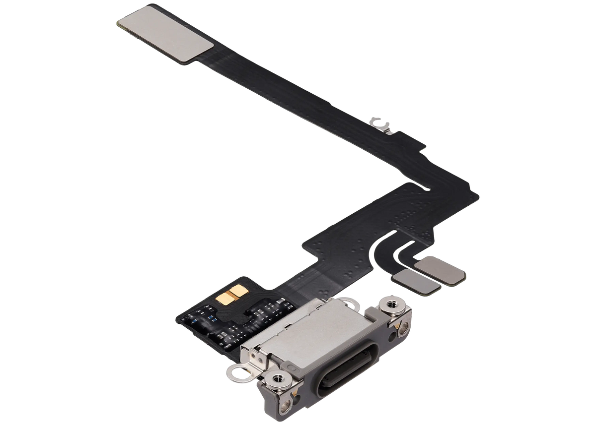 Charging Port Flex Cable For I Phone 16 Pro (Used Oem Pull) (Natural Titanium)