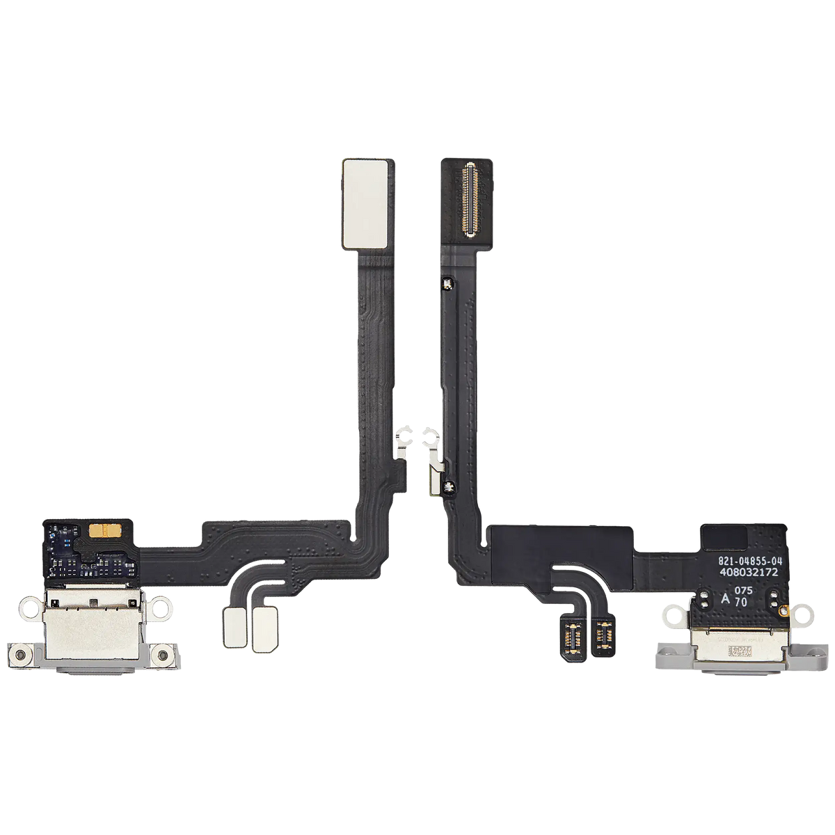 Charging Port Flex Cable For I Phone 16 Pro (Used Oem Pull) (White Titanium)