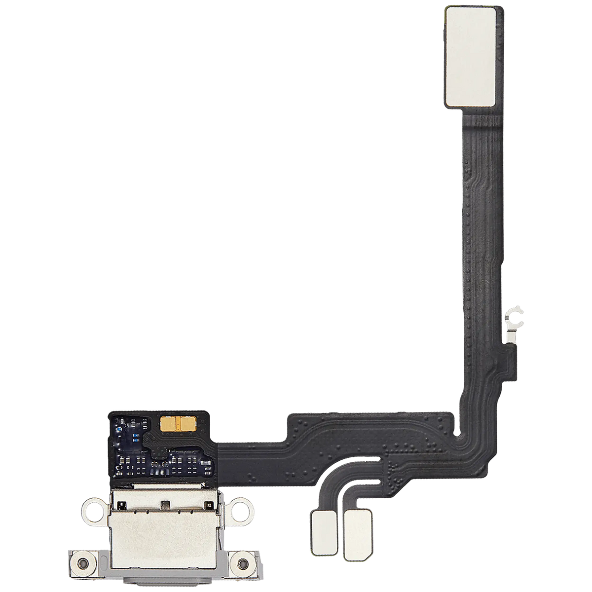 Charging Port Flex Cable For I Phone 16 Pro (Used Oem Pull) (White Titanium)
