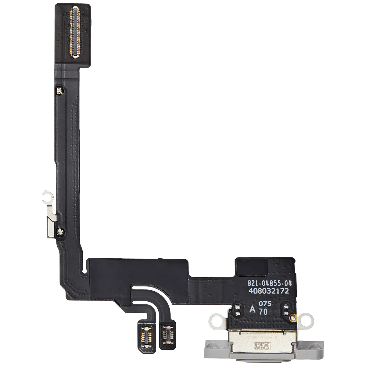 Charging Port Flex Cable For I Phone 16 Pro (Used Oem Pull) (White Titanium)