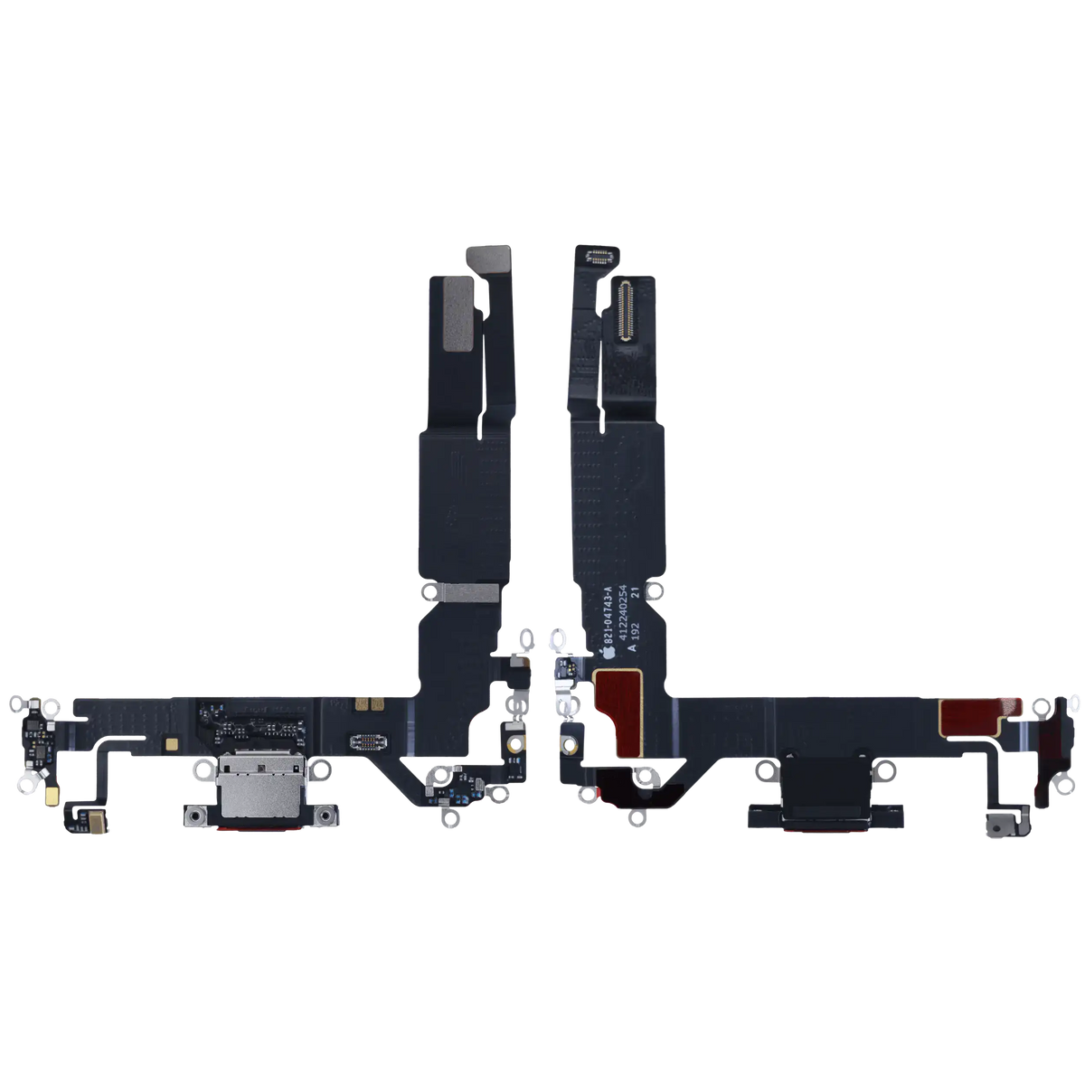 Charging Port Flex Cable For I Phone 16 (Us Version) (Genuine Oem) (Black)