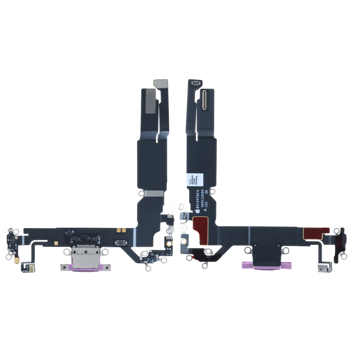 Charging Port Flex Cable For I Phone 16 (Us Version) (Genuine Oem) (Pink)
