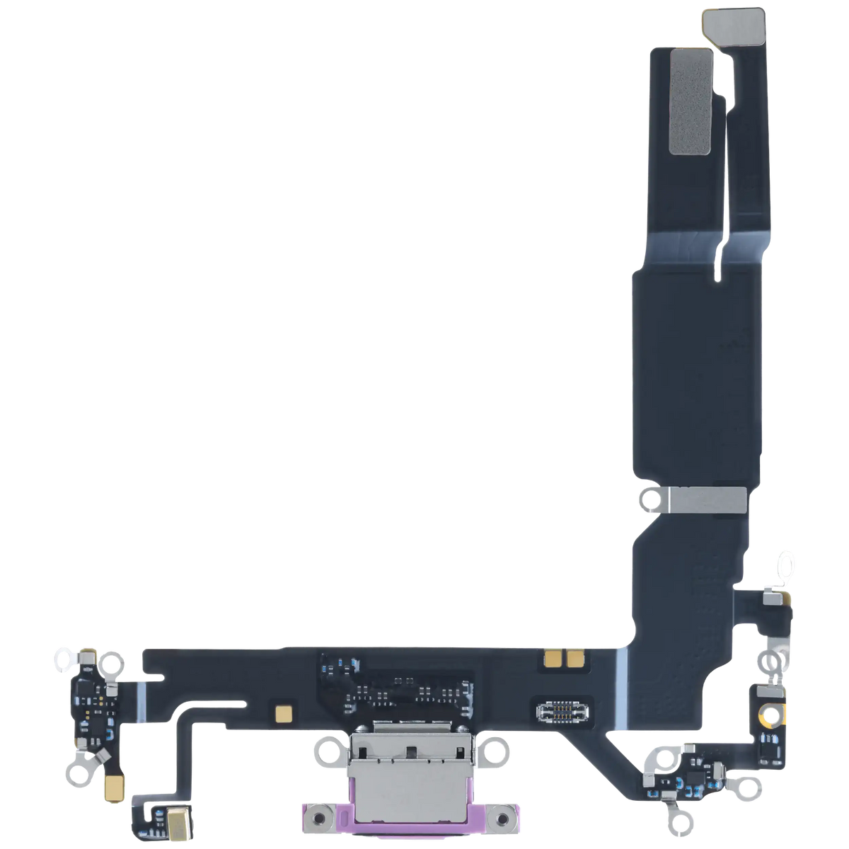 Charging Port Flex Cable For I Phone 16 (Us Version) (Genuine Oem) (Pink)
