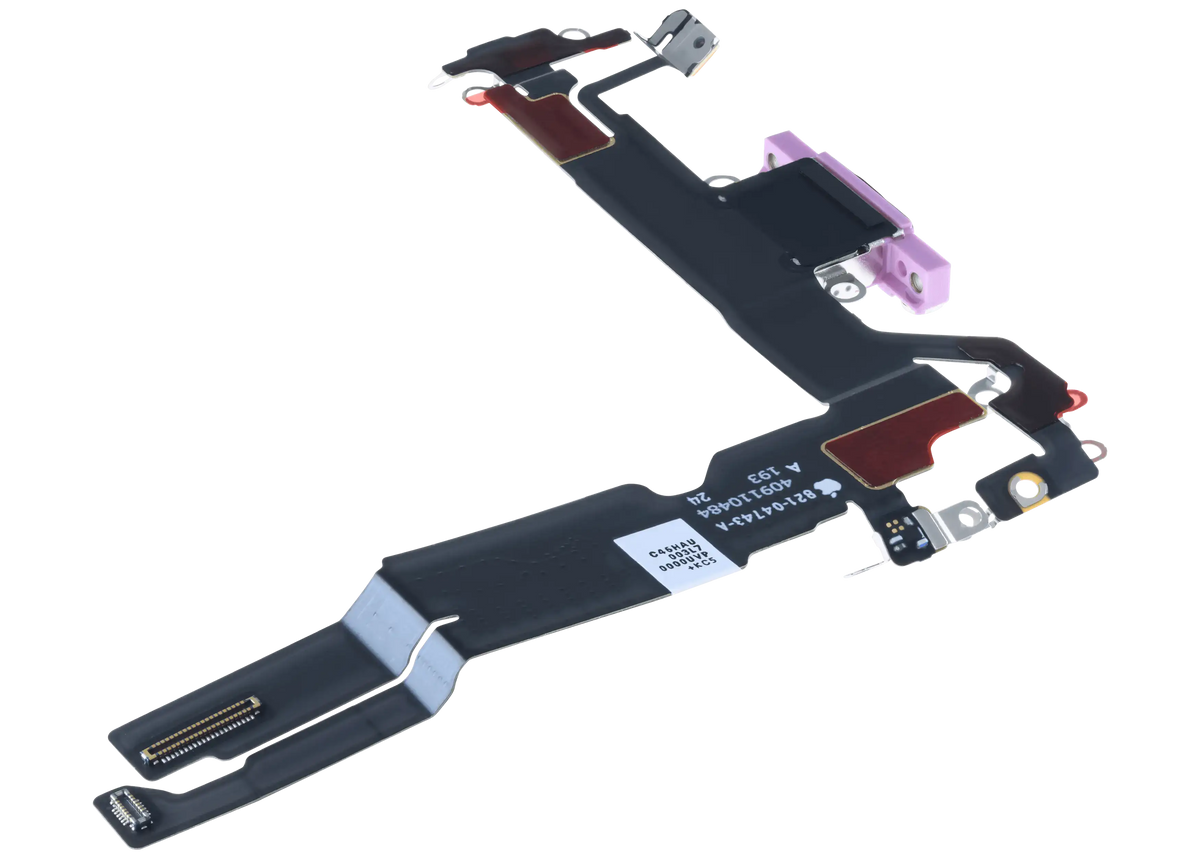 Charging Port Flex Cable For I Phone 16 (Us Version) (Genuine Oem) (Pink)