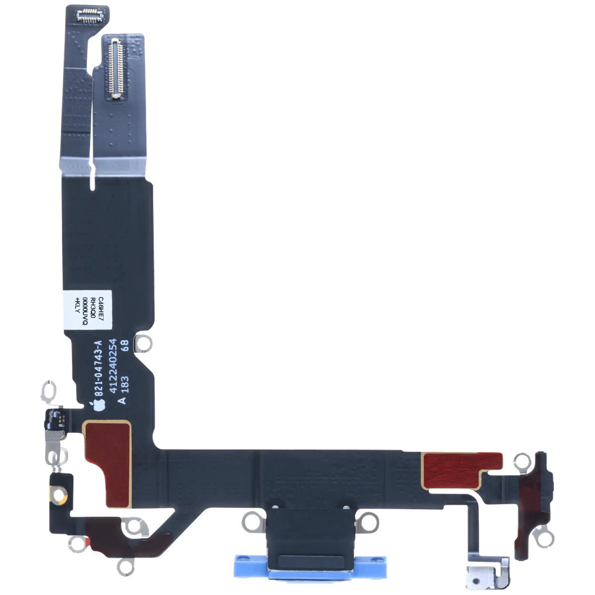 Charging Port Flex Cable For I Phone 16 (Us Version) (Genuine Oem) (Ultramarine)