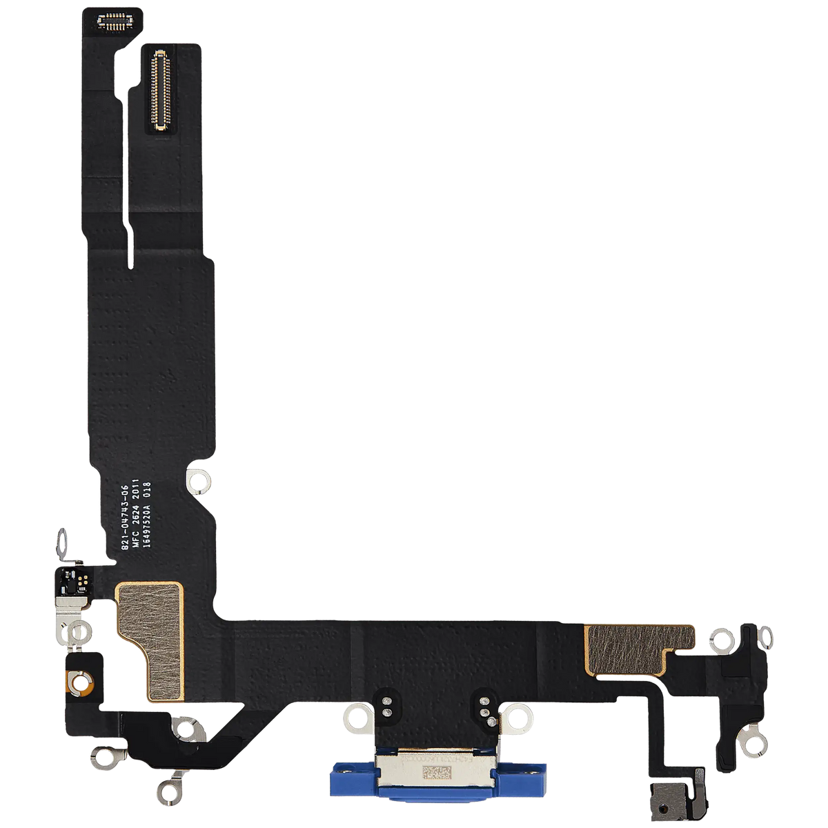 Charging Port Flex Cable For I Phone 16 (Used Oem Pull) (Ultramarine)