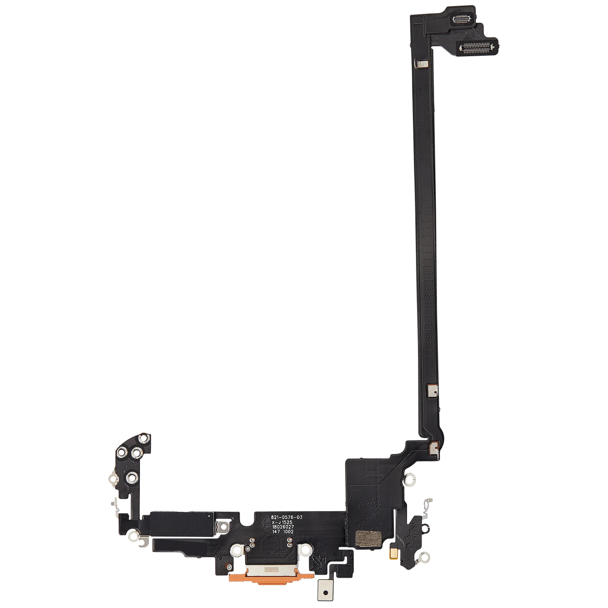 Charging Port Flex Cable For I Phone 17 Pro Max (Aftermarket Plus) (Us Version) (Cosmic Orange)