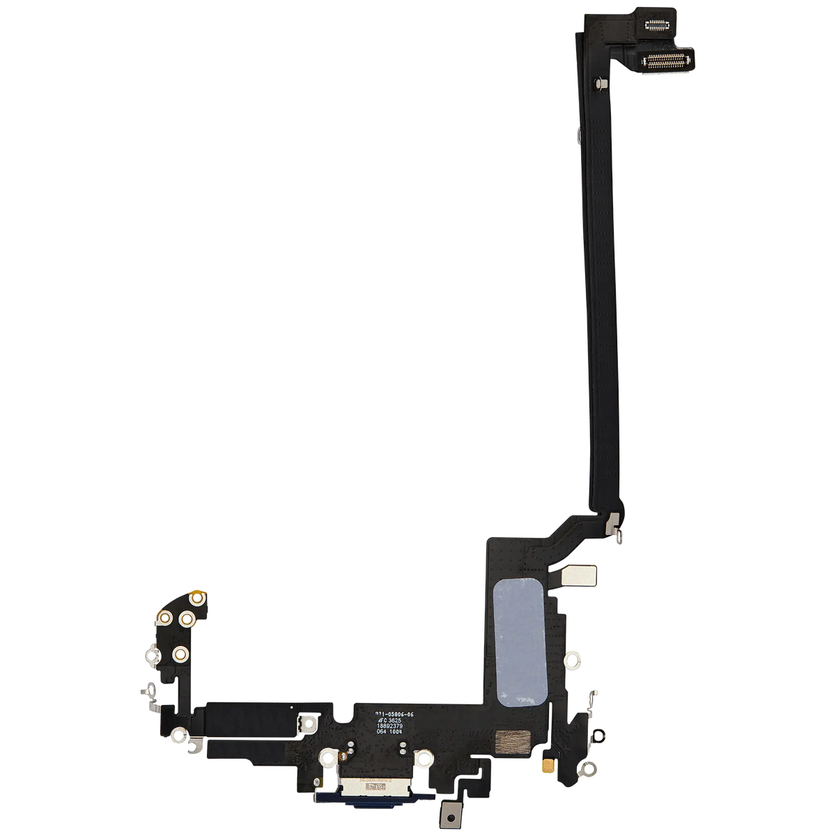 Charging Port Flex Cable For I Phone 17 Pro Max (Used Oem Pull) (International Version) (Deep Blue)
