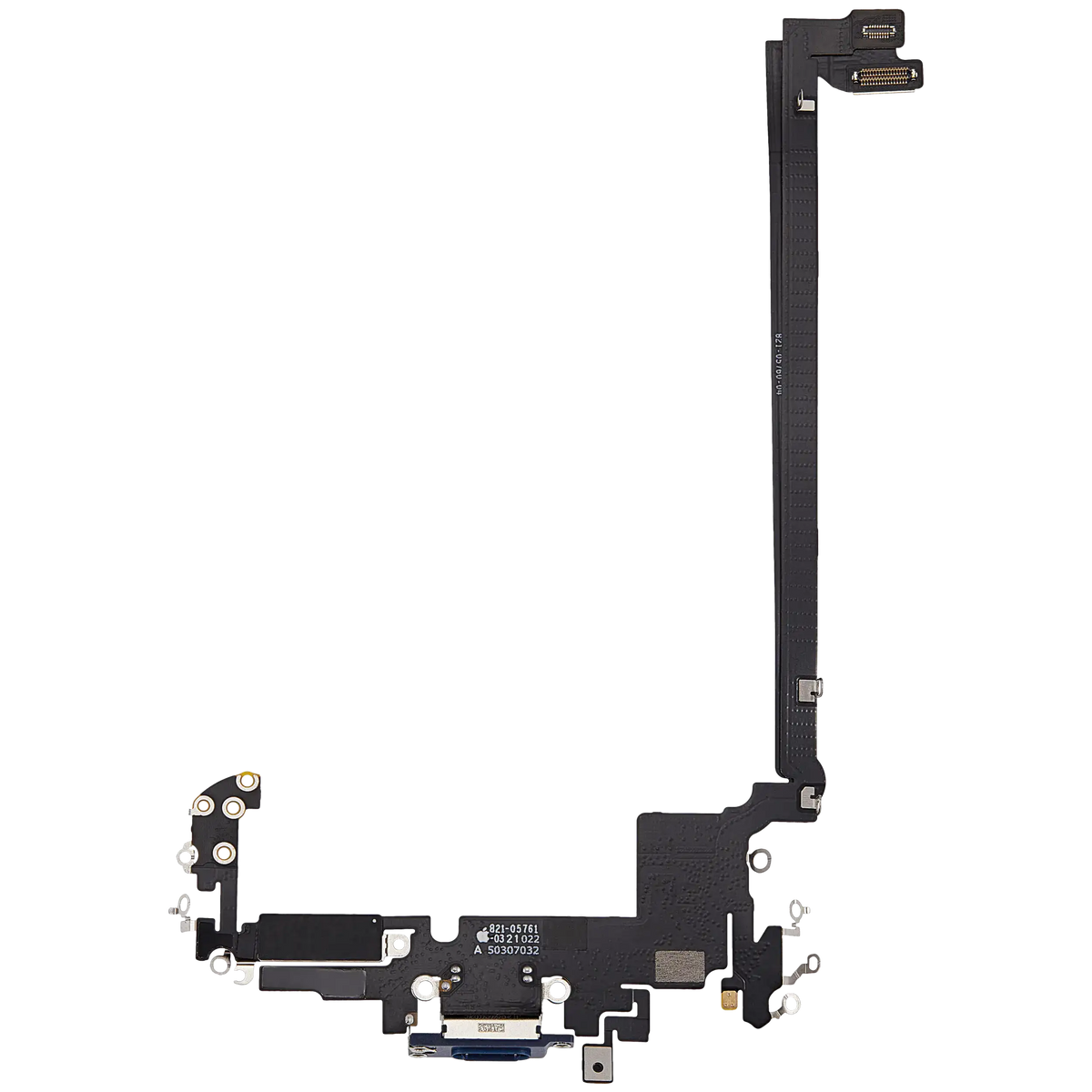 Charging Port Flex Cable For I Phone 17 Pro Max (Used Oem Pull) (Us Version) (Deep Blue)