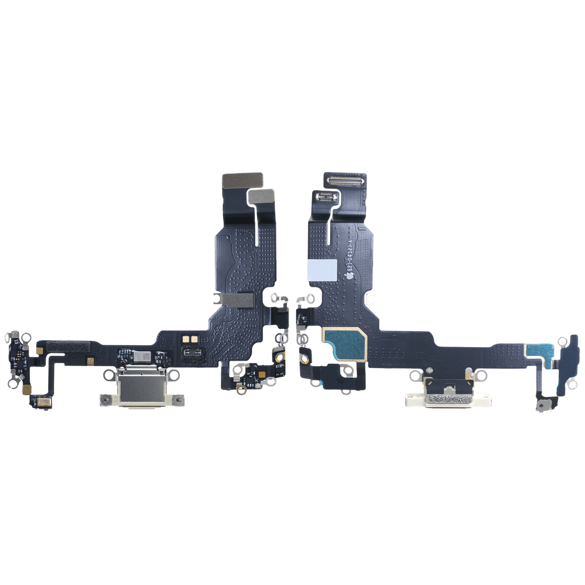 Charging Port Flex Cable With Board For I Phone 15 (Genuine Oem) (Yellow)