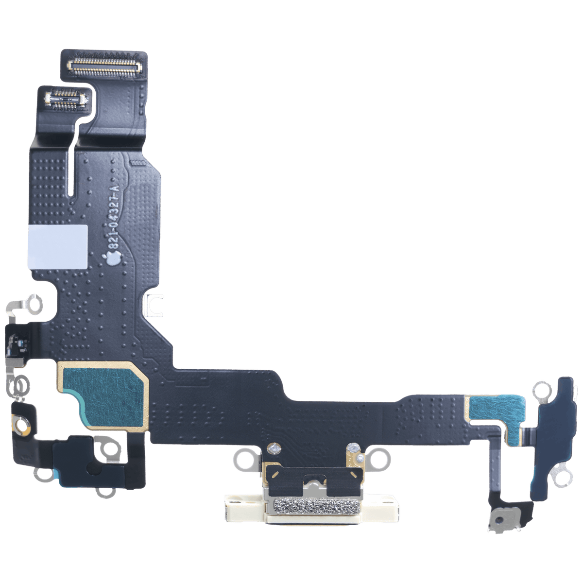 Charging Port Flex Cable With Board For I Phone 15 (Genuine Oem) (Yellow)