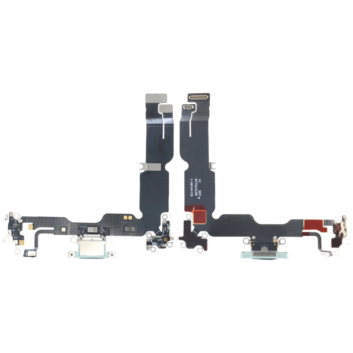 Charging Port Flex Cable With Board For I Phone 15 Plus (Genuine Oem) (Green)