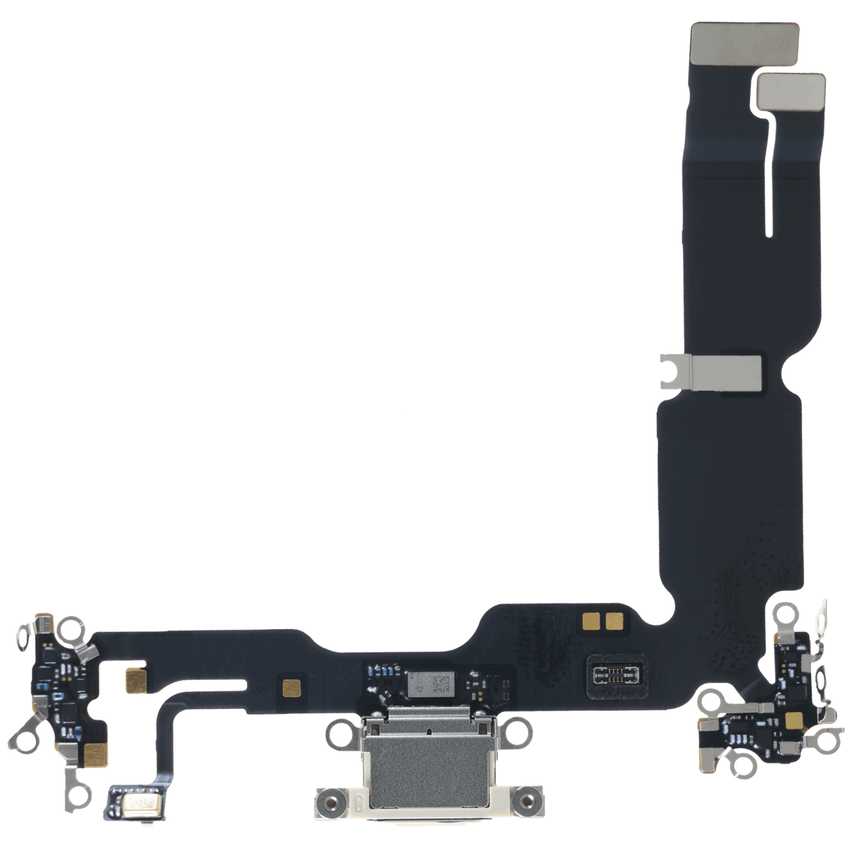 Charging Port Flex Cable With Board For I Phone 15 Plus (Genuine Oem) (Yellow)