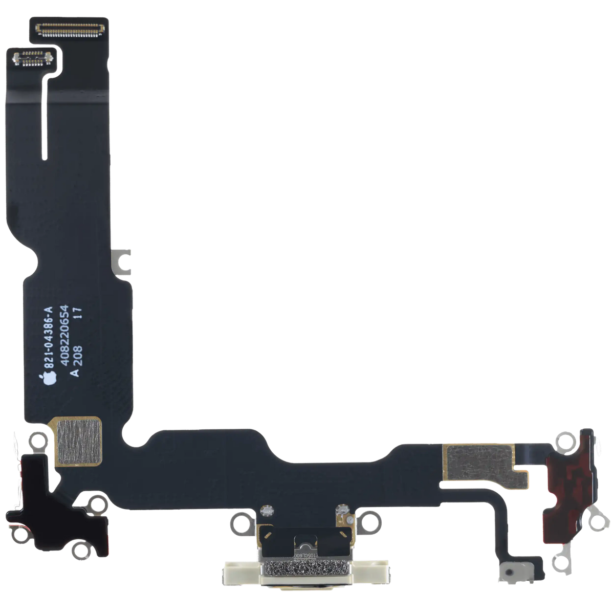 Charging Port Flex Cable With Board For I Phone 15 Plus (Genuine Oem) (Yellow)