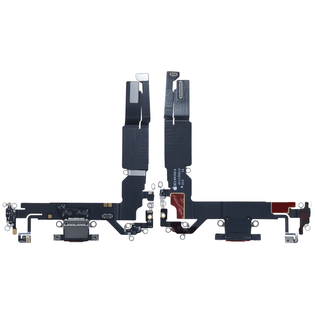 Charging Port Flex Cable With Board For I Phone 16 (Eu / Uk/ Ca) (Genuine Oem) (Black)