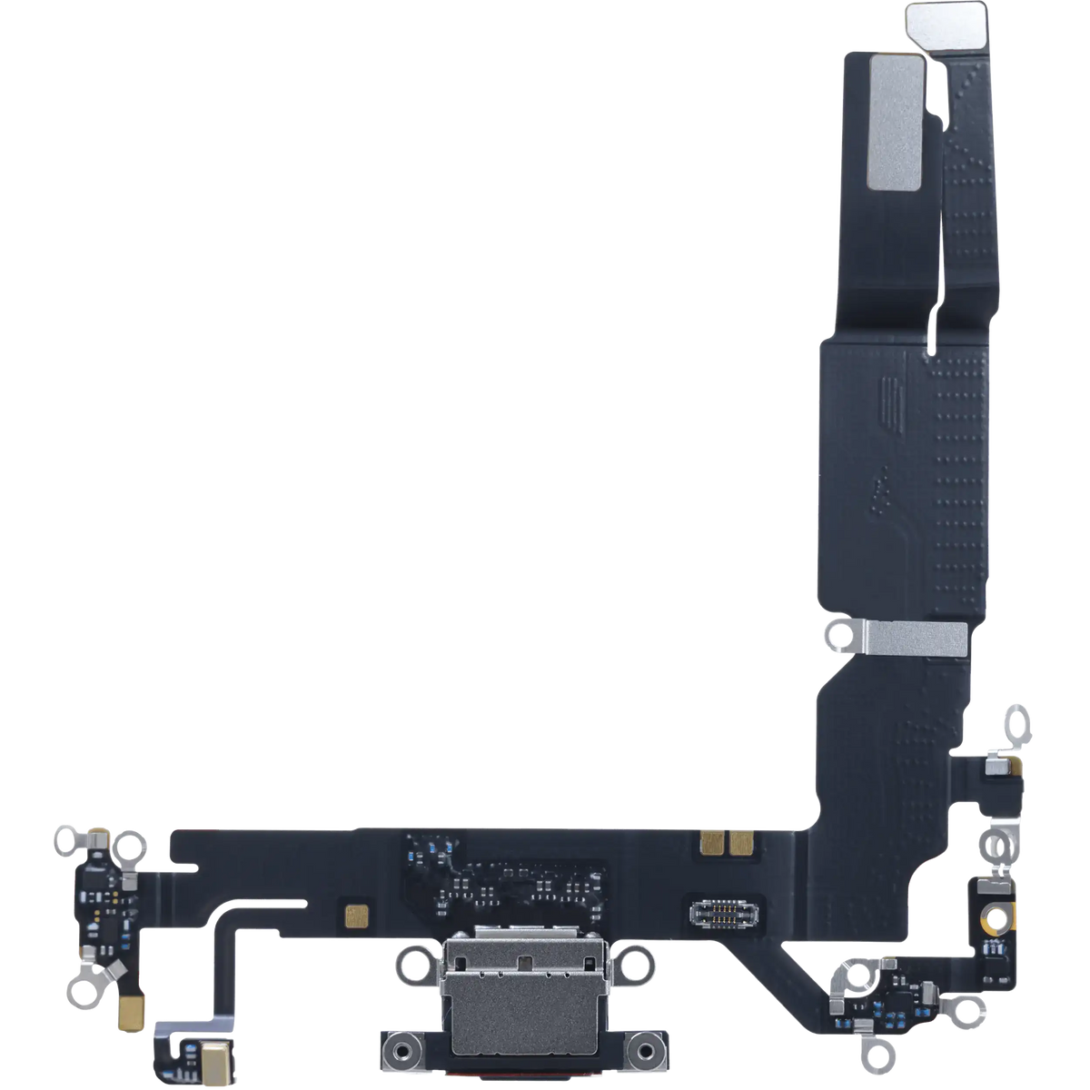 Charging Port Flex Cable With Board For I Phone 16 (Eu / Uk/ Ca) (Genuine Oem) (Black)