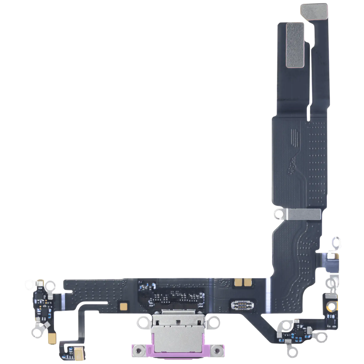 Charging Port Flex Cable With Board For I Phone 16 (Eu / Uk / Ca) (Genuine Oem) (Pink)
