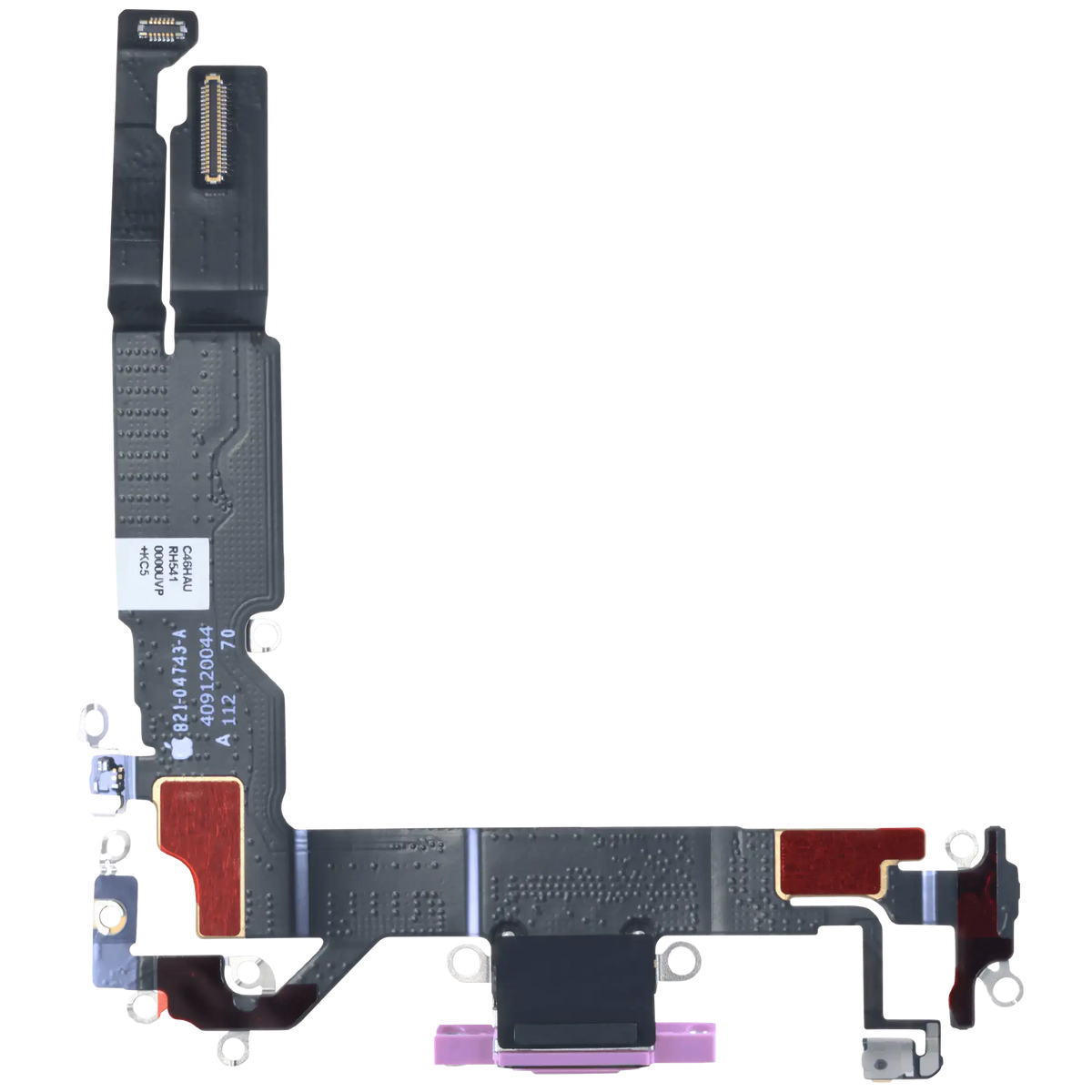 Charging Port Flex Cable With Board For I Phone 16 (Eu / Uk / Ca) (Genuine Oem) (Pink)