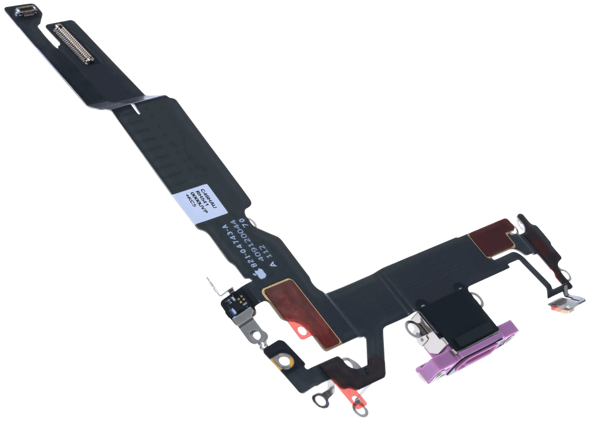 Charging Port Flex Cable With Board For I Phone 16 (Eu / Uk / Ca) (Genuine Oem) (Pink)