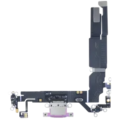 Charging Port Flex Cable With Board For I Phone 16 (Eu / Uk / Ca) (Genuine Oem) (Pink)