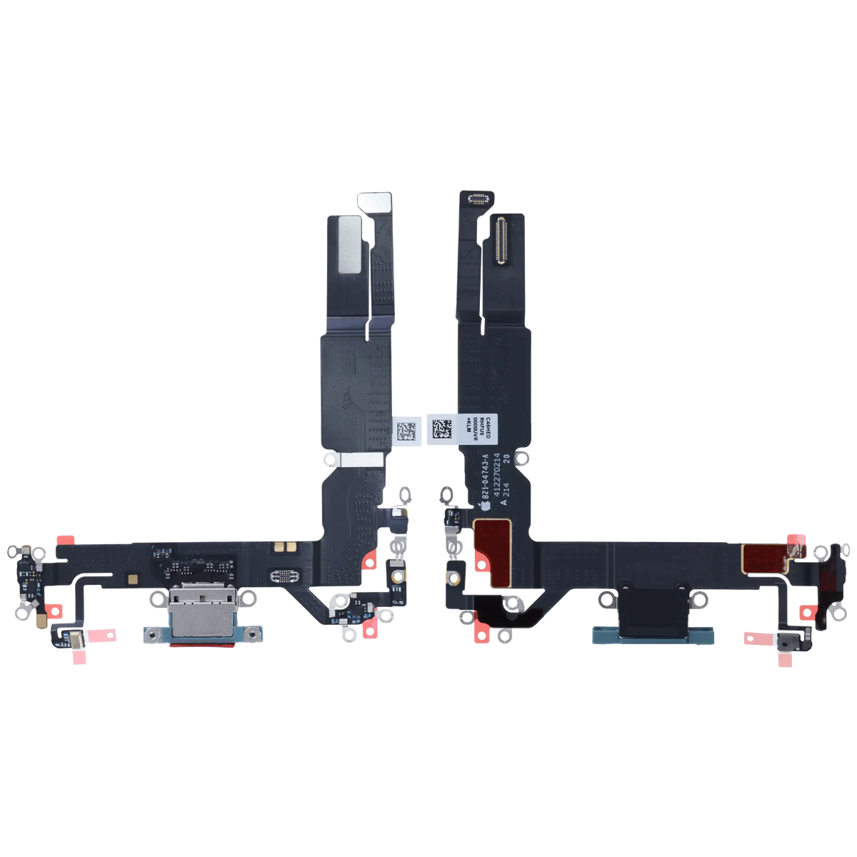 Charging Port Flex Cable With Board For I Phone 16 (Eu / Uk / Ca) (Genuine Oem) (Teal)