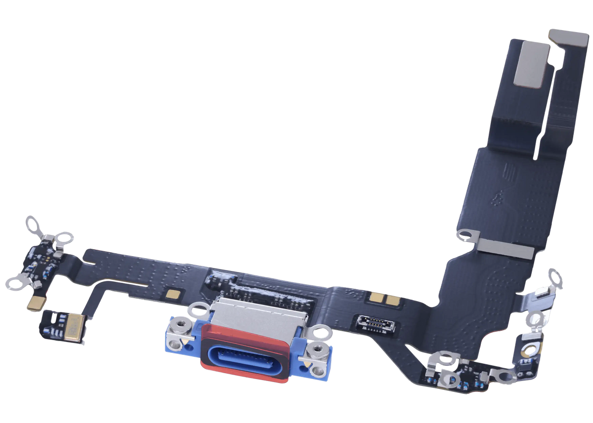 Charging Port Flex Cable With Board For I Phone 16 (Eu / Uk / Ca) (Genuine Oem) (Ultramarine)
