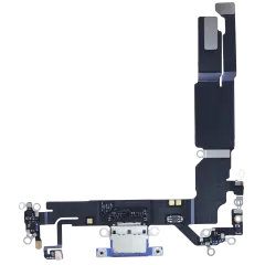 Charging Port Flex Cable With Board For I Phone 16 (Eu / Uk / Ca) (Genuine Oem) (Ultramarine)