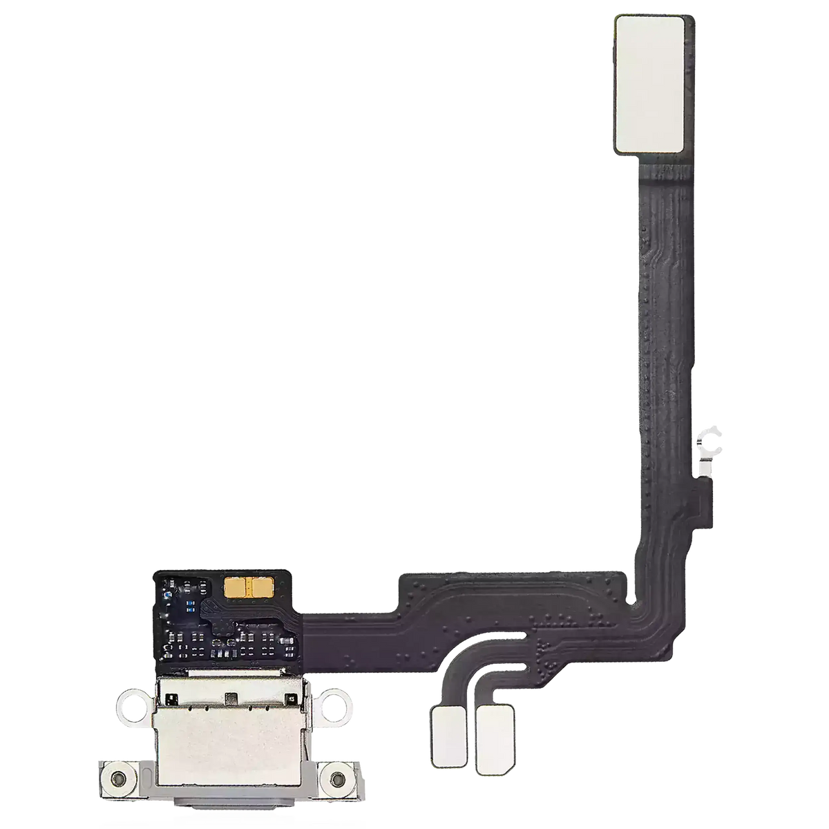Charging Port Flex Cable With Board For I Phone 16 Pro (Genuine Oem) (White Titanium)