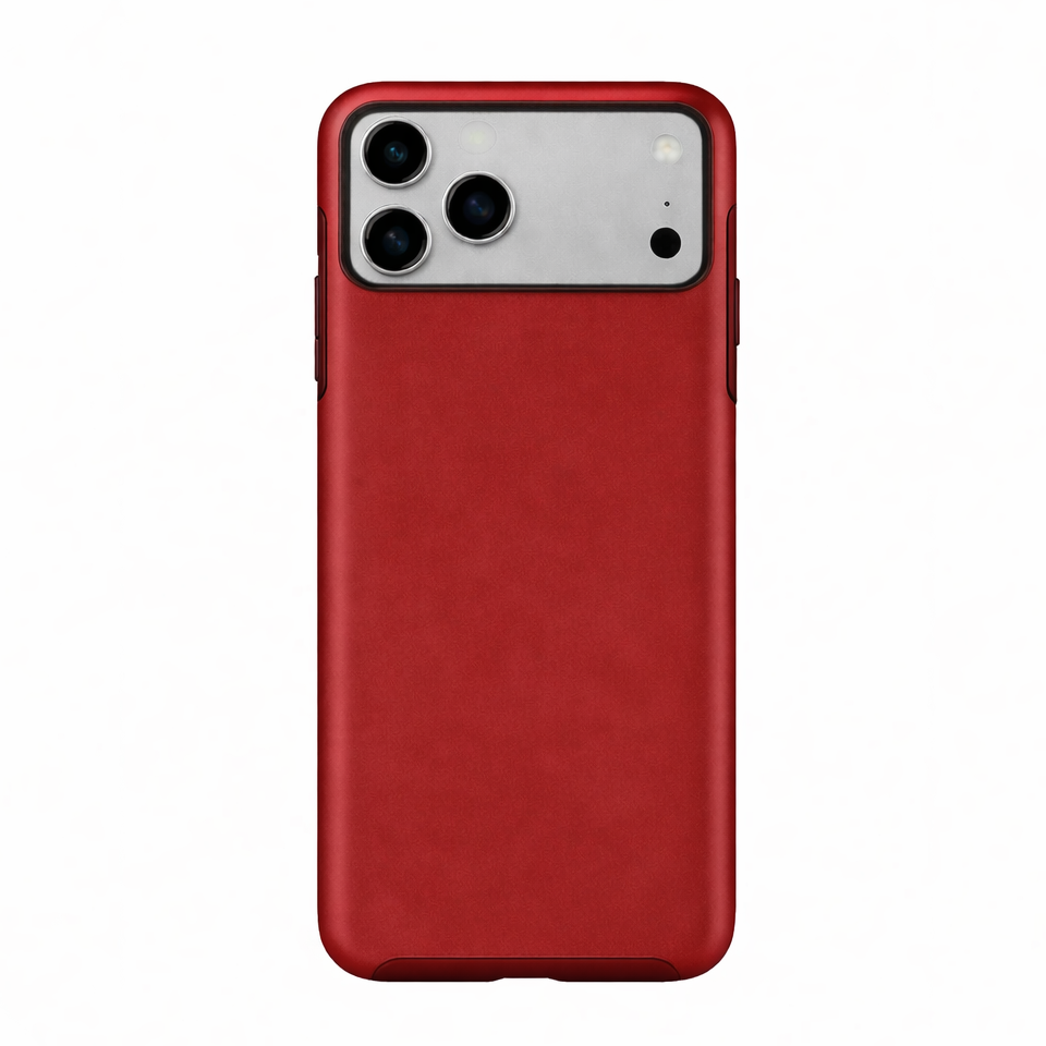 For Apple iPhone 17 Pro Heavy Duty Axis Design Case Red