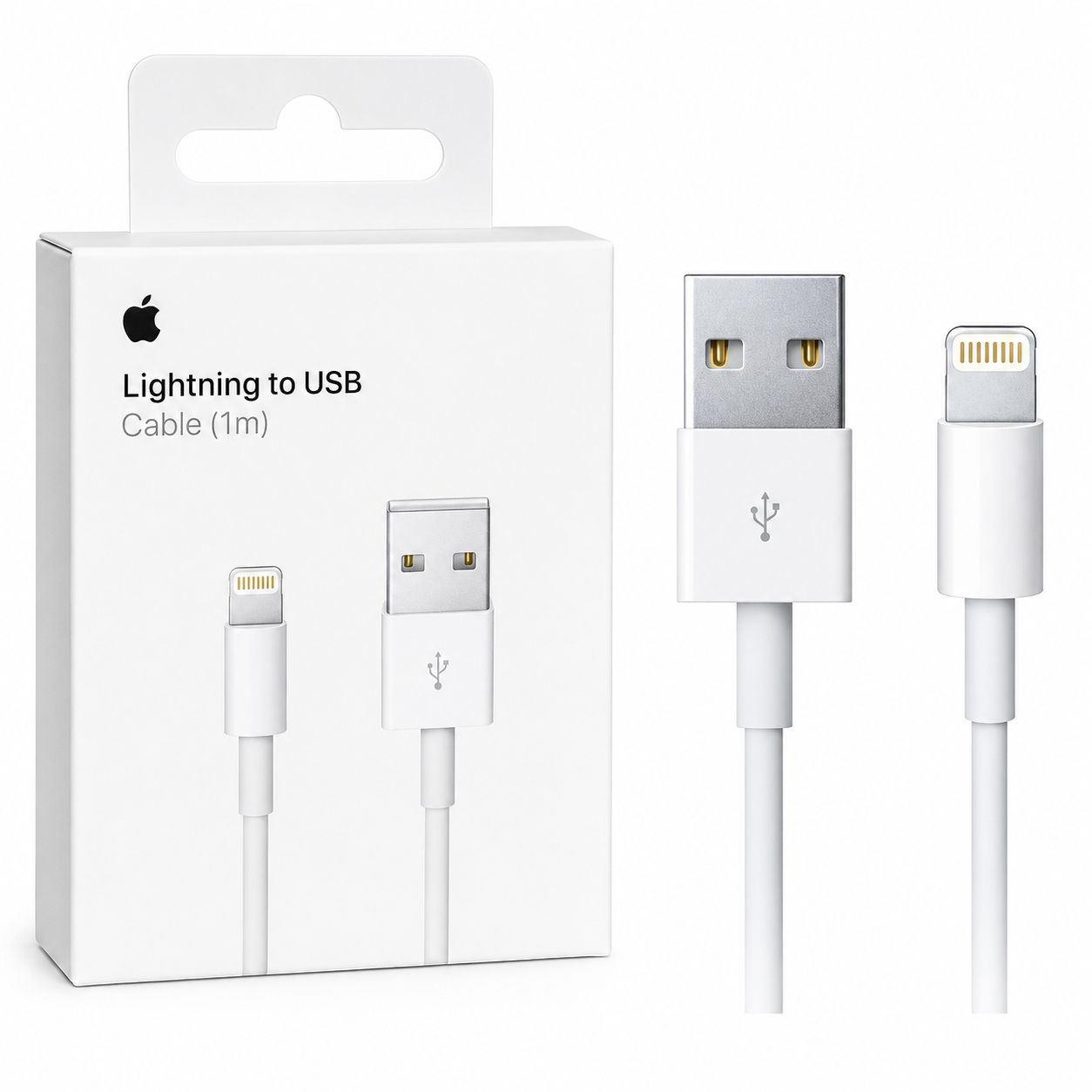 Apple MUQW3ZM/A A1480 USB To Lightning Cable 1M White