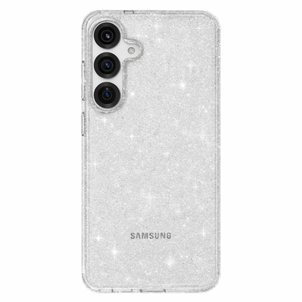 For Samsung Galaxy S26 Heavy Duty Axis Case Glitter Clear