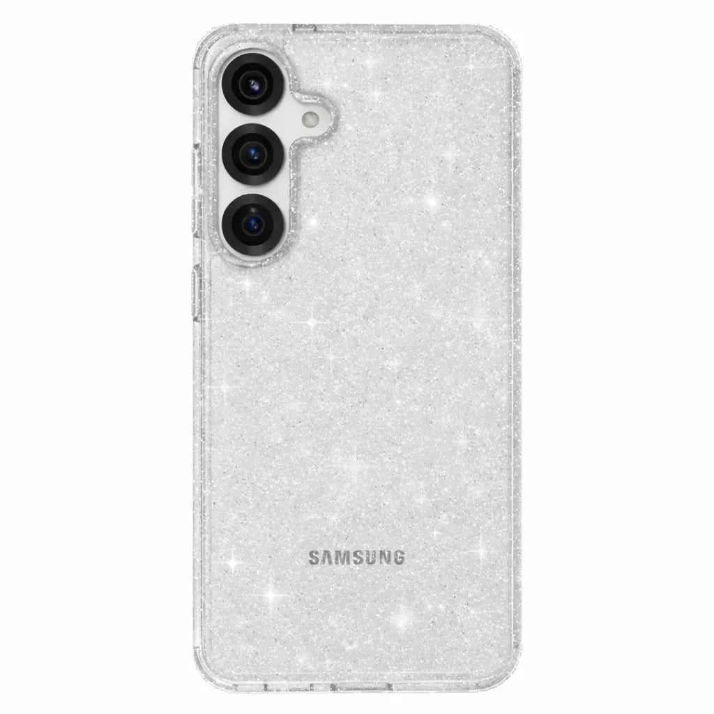 For Samsung Galaxy S26 Heavy Duty Axis Case Glitter Clear