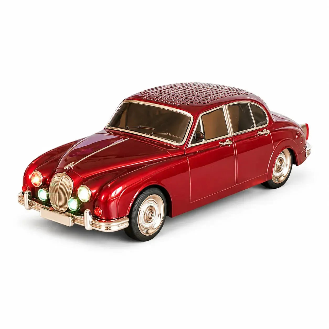Classic MKII Retro Car Bluetooth Speaker & FM Radio - Red