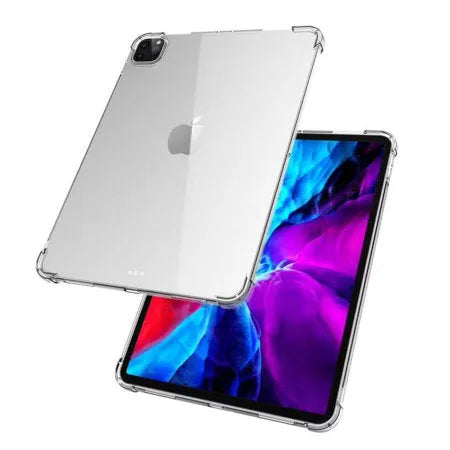 Clear Soft TPU Cover For Apple iPad Pro 12.9 4th Gen 2020 ShockProof Bumper Case
