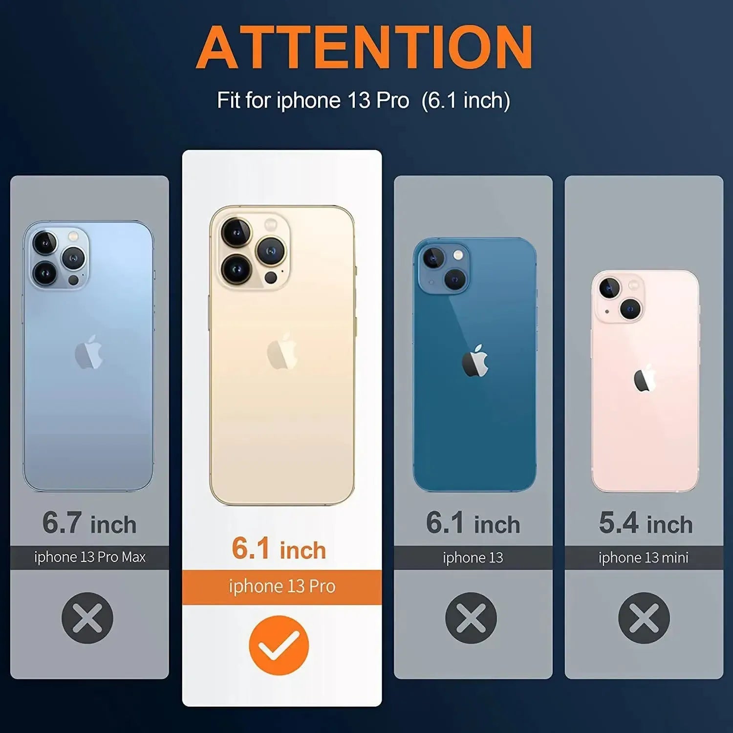 Clear Soft TPU Cover For Apple iPhone 13 Pro ShockProof Bumper Case